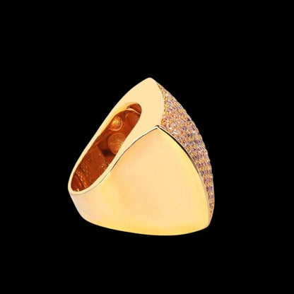 Oval Square Iced Out Ring - Cartice™LuxuryJewelryGoldSilverWatchBraceletNecklaceChainIced-outCubanMoissaniteTarnish-freeStainlessDurablePremiumShinePlatedStatementDiamondAffordable