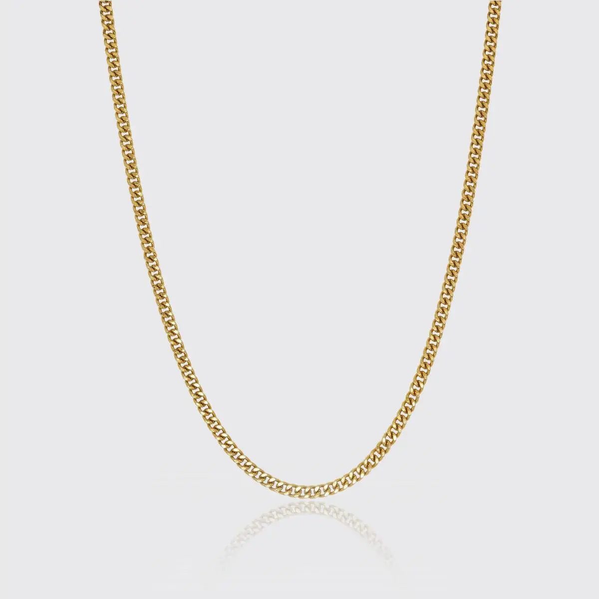 MICRO CUBAN CHAIN 3MM - Gold - Cartice™LuxuryJewelryGoldSilverWatchBraceletNecklaceChainIced-outCubanMoissaniteTarnish-freeStainlessDurablePremiumShinePlatedStatementDiamondAffordable