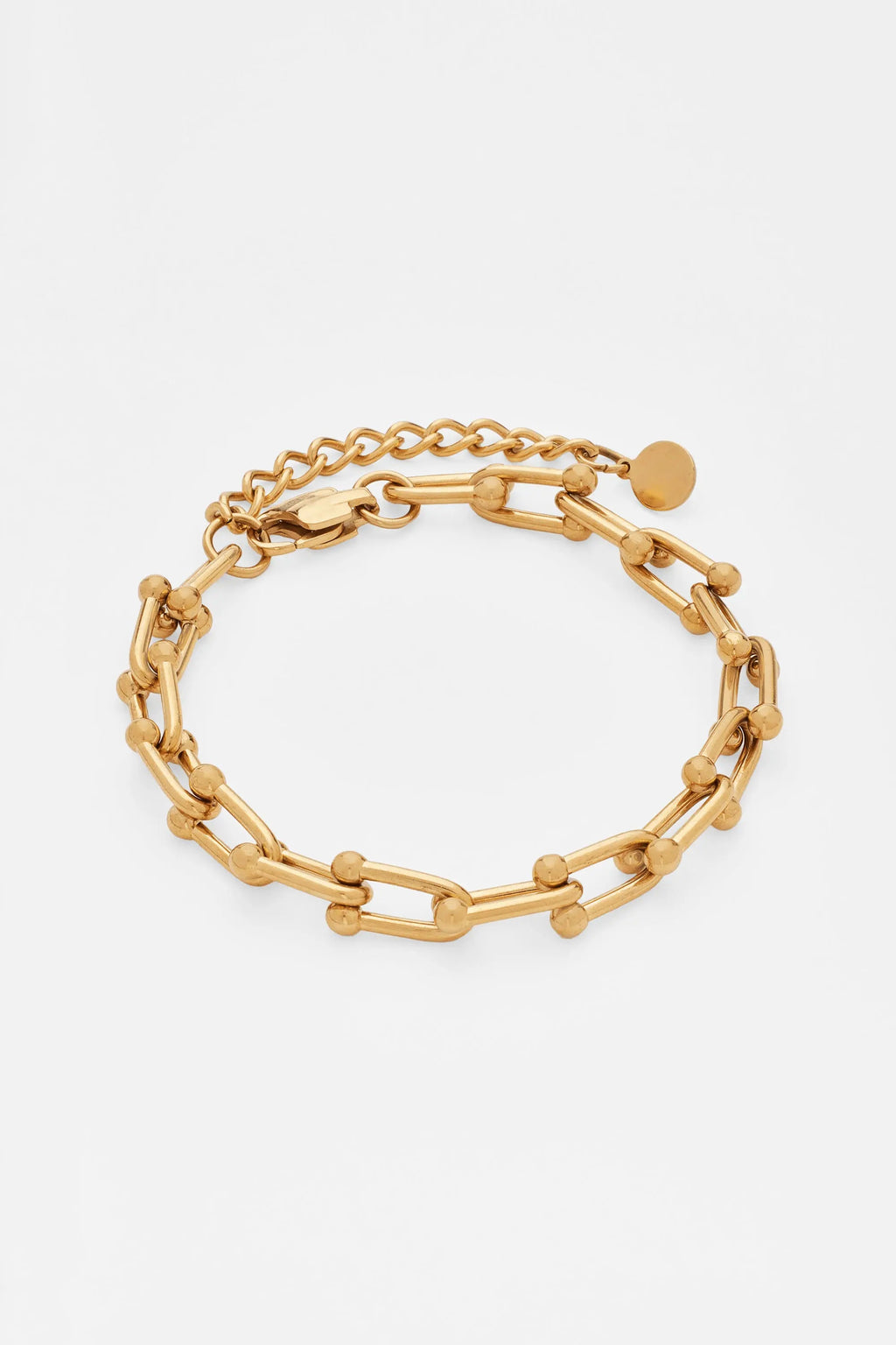 Industrial Link Bracelet - Gold - Cartice™LuxuryJewelryGoldSilverWatchBraceletNecklaceChainIced-outCubanMoissaniteTarnish-freeStainlessDurablePremiumShinePlatedStatementDiamondAffordable