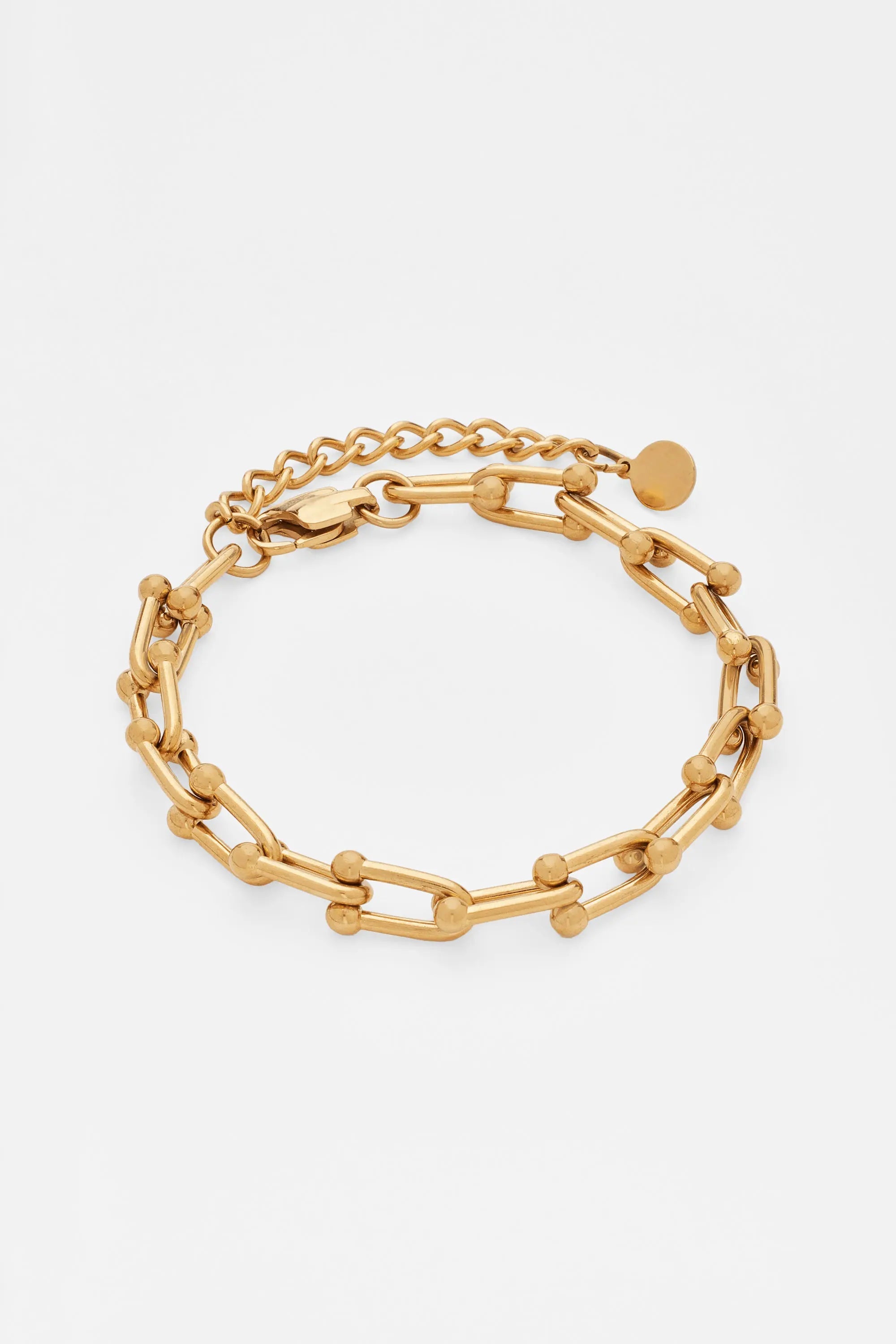 Industrial Link Bracelet - Gold - Cartice™LuxuryJewelryGoldSilverWatchBraceletNecklaceChainIced-outCubanMoissaniteTarnish-freeStainlessDurablePremiumShinePlatedStatementDiamondAffordable