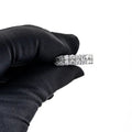 2-Row Moissanite Band Ring - Vermeil Gold Cartice-jewelry