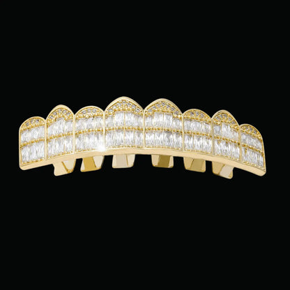 Punk Teeth Iced Out Grillz - Cartice™LuxuryJewelryGoldSilverWatchBraceletNecklaceChainIced-outCubanMoissaniteTarnish-freeStainlessDurablePremiumShinePlatedStatementDiamondAffordable