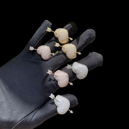 Arrow Heart Edition Iced Out Ring - Cartice™LuxuryJewelryGoldSilverWatchBraceletNecklaceChainIced-outCubanMoissaniteTarnish-freeStainlessDurablePremiumShinePlatedStatementDiamondAffordable