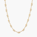 Iced Barbed Wire Chain - Gold - Cartice™LuxuryJewelryGoldSilverWatchBraceletNecklaceChainIced-outCubanMoissaniteTarnish-freeStainlessDurablePremiumShinePlatedStatementDiamondAffordable