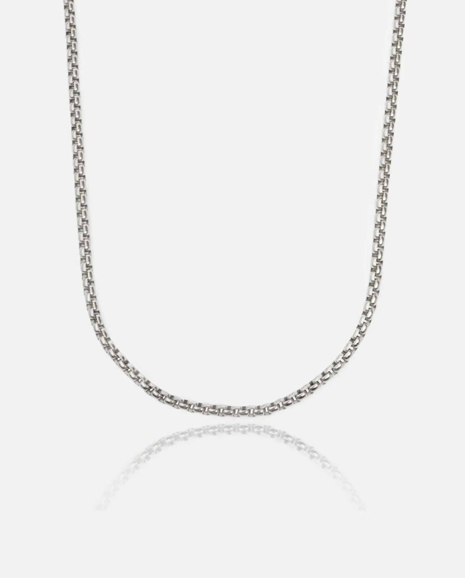 3mm mini rolo Chain - White Gold - Cartice™LuxuryJewelryGoldSilverWatchBraceletNecklaceChainIced-outCubanMoissaniteTarnish-freeStainlessDurablePremiumShinePlatedStatementDiamondAffordable