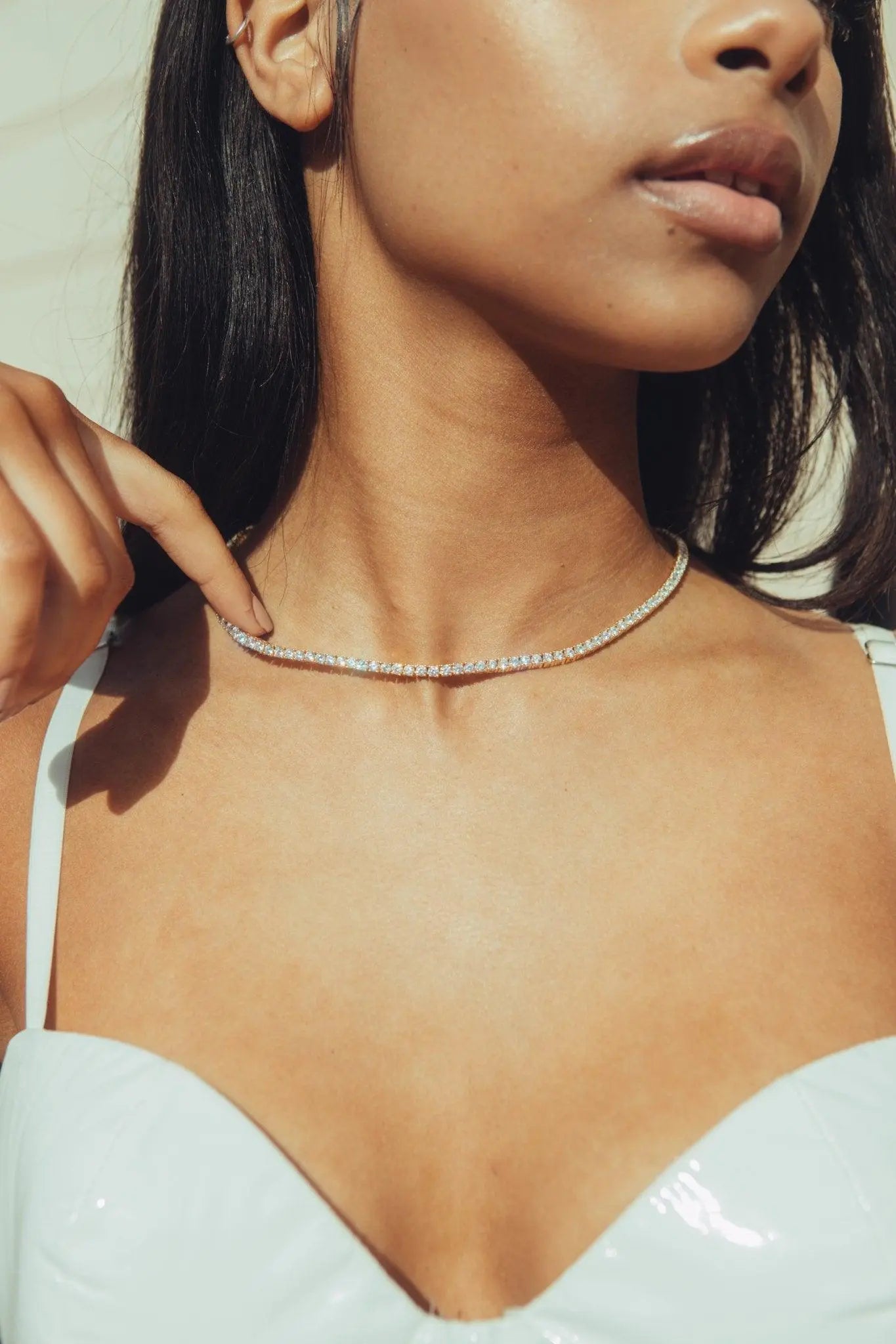 3mm Tennis Chain - Gold - Cartice™LuxuryJewelryGoldSilverWatchBraceletNecklaceChainIced-outCubanMoissaniteTarnish-freeStainlessDurablePremiumShinePlatedStatementDiamondAffordable