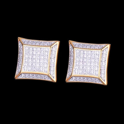 15MM Royale Iced Out Stud Earrings - Cartice™LuxuryJewelryGoldSilverWatchBraceletNecklaceChainIced-outCubanMoissaniteTarnish-freeStainlessDurablePremiumShinePlatedStatementDiamondAffordable