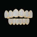 Classic Iced Out Grillz - Cartice™LuxuryJewelryGoldSilverWatchBraceletNecklaceChainIced-outCubanMoissaniteTarnish-freeStainlessDurablePremiumShinePlatedStatementDiamondAffordable