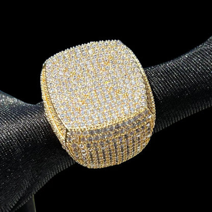 Frost Iced Out Ring - Cartice™LuxuryJewelryGoldSilverWatchBraceletNecklaceChainIced-outCubanMoissaniteTarnish-freeStainlessDurablePremiumShinePlatedStatementDiamondAffordable