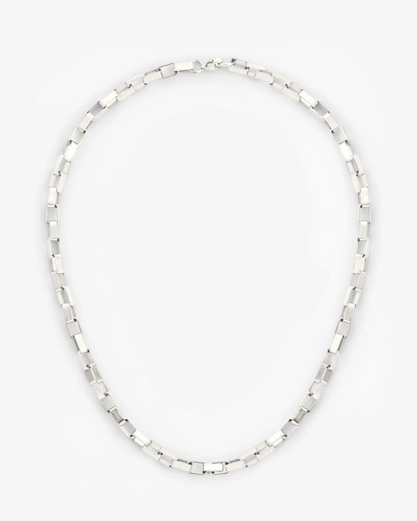 5mm Edge Chain - White Gold - Cartice™LuxuryJewelryGoldSilverWatchBraceletNecklaceChainIced-outCubanMoissaniteTarnish-freeStainlessDurablePremiumShinePlatedStatementDiamondAffordable