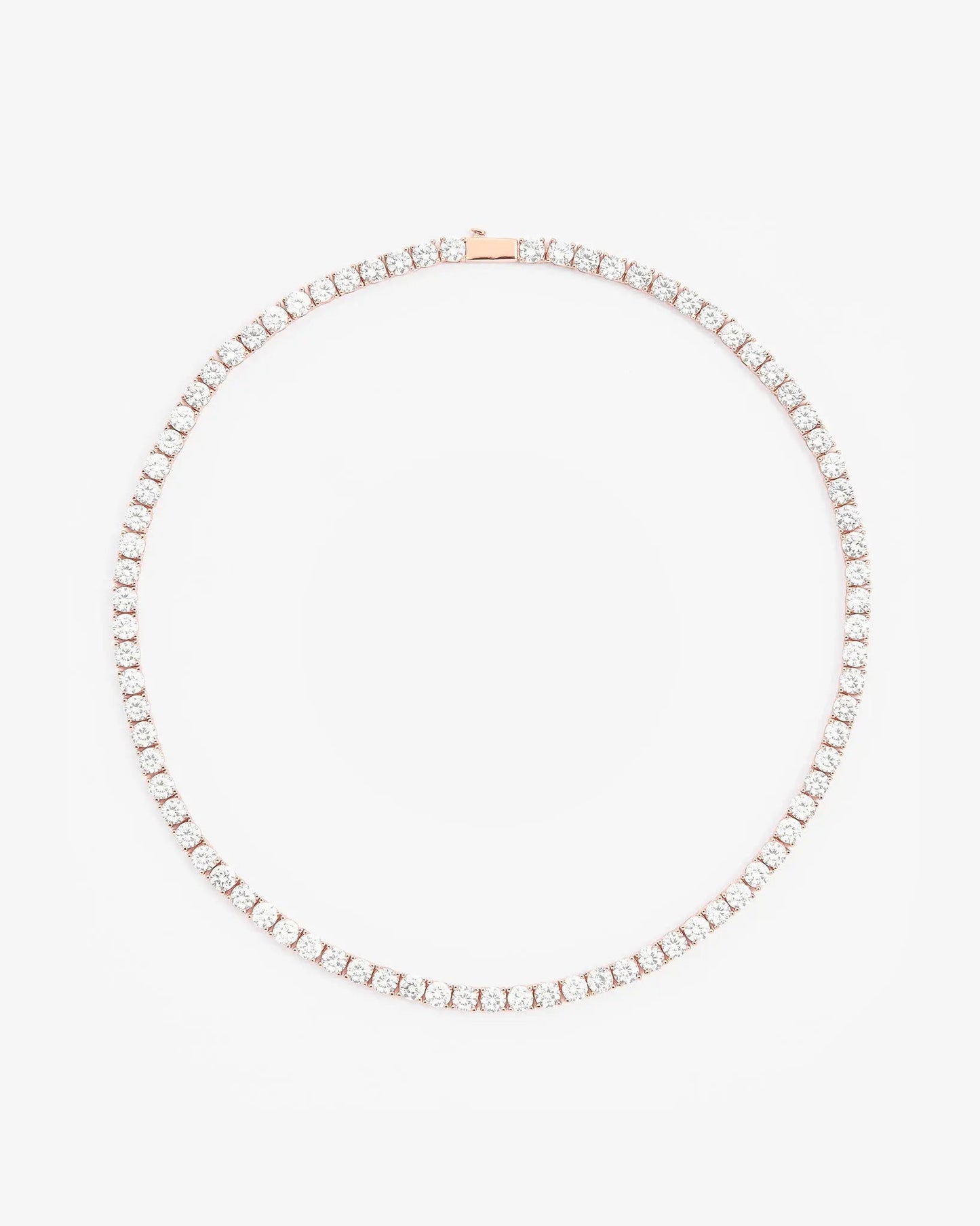 5mm Tennis Chain - Rose Gold - Cartice™LuxuryJewelryGoldSilverWatchBraceletNecklaceChainIced-outCubanMoissaniteTarnish-freeStainlessDurablePremiumShinePlatedStatementDiamondAffordable