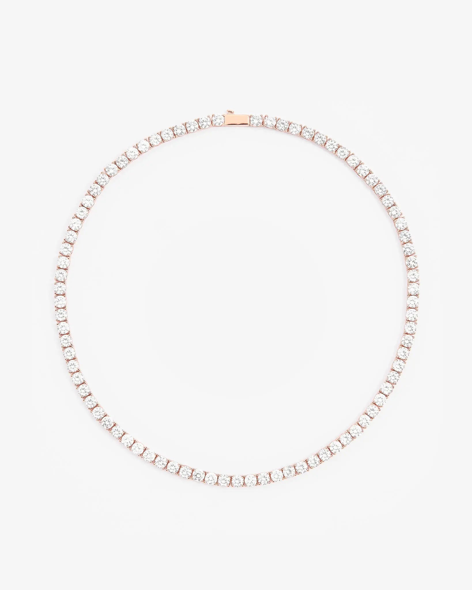 5mm Tennis Chain - Rose Gold - Cartice™LuxuryJewelryGoldSilverWatchBraceletNecklaceChainIced-outCubanMoissaniteTarnish-freeStainlessDurablePremiumShinePlatedStatementDiamondAffordable