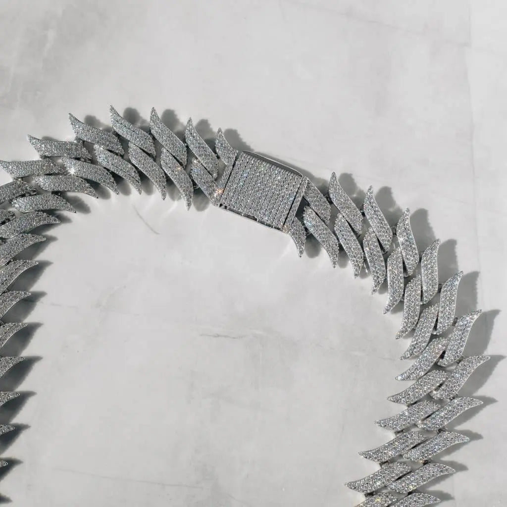 30mm Spiked Cuban Chain
