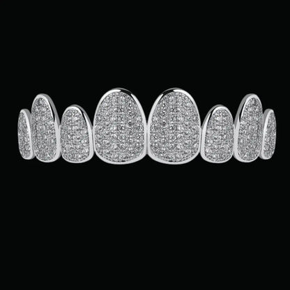Punk Teeth Caps Iced Out Grillz - Cartice™LuxuryJewelryGoldSilverWatchBraceletNecklaceChainIced-outCubanMoissaniteTarnish-freeStainlessDurablePremiumShinePlatedStatementDiamondAffordable