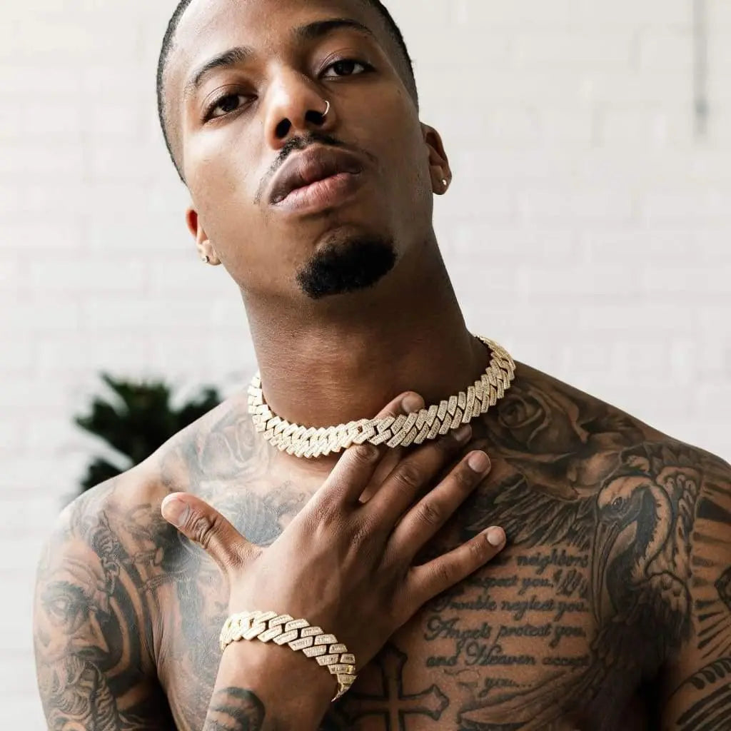 19mm Prong Baguette Cuban Chain