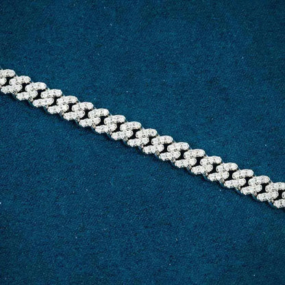 6MM Moissanite Miami Cuban Link Bracelet - White Gold - Cartice™LuxuryJewelryGoldSilverWatchBraceletNecklaceChainIced-outCubanMoissaniteTarnish-freeStainlessDurablePremiumShinePlatedStatementDiamondAffordable