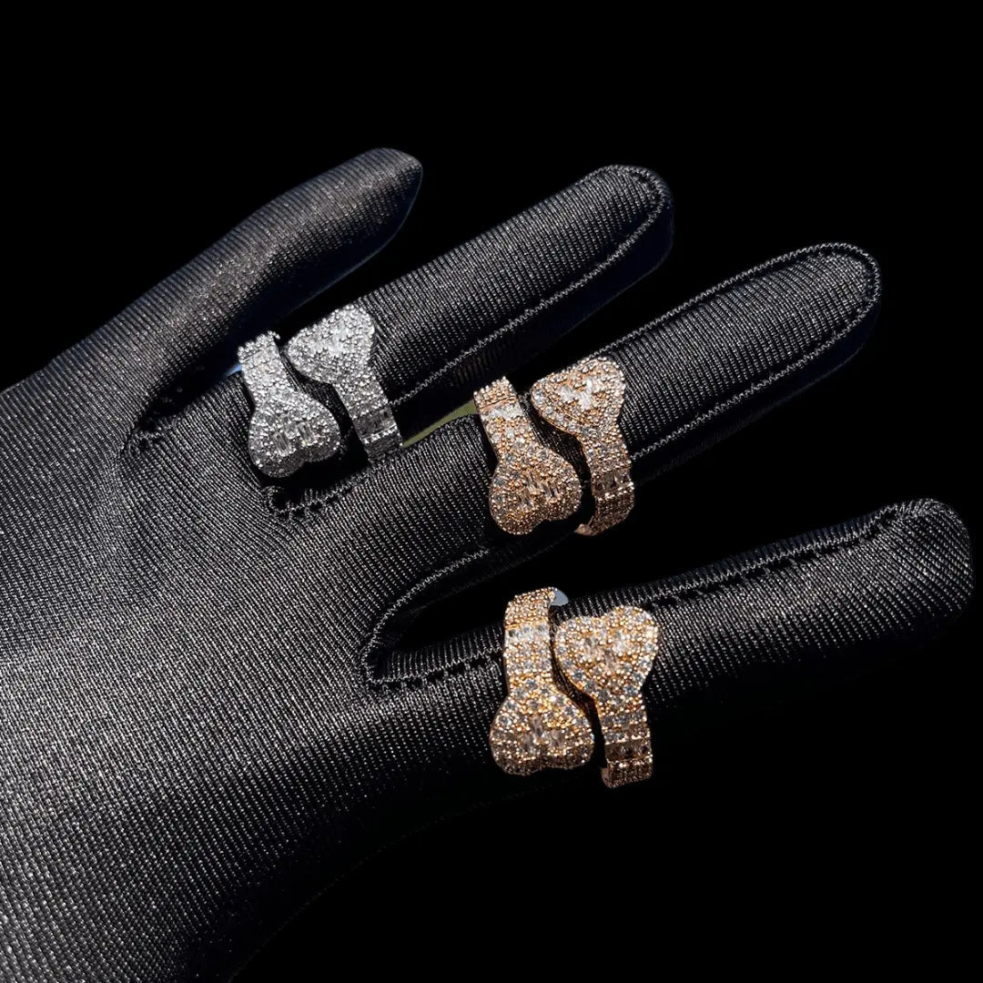Double Heart Iced Out Ring - Cartice™LuxuryJewelryGoldSilverWatchBraceletNecklaceChainIced-outCubanMoissaniteTarnish-freeStainlessDurablePremiumShinePlatedStatementDiamondAffordable