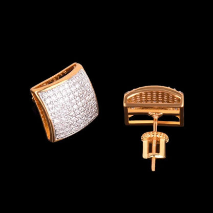 12MM Umbrella Iced Out Stud Earrings - Cartice™LuxuryJewelryGoldSilverWatchBraceletNecklaceChainIced-outCubanMoissaniteTarnish-freeStainlessDurablePremiumShinePlatedStatementDiamondAffordable
