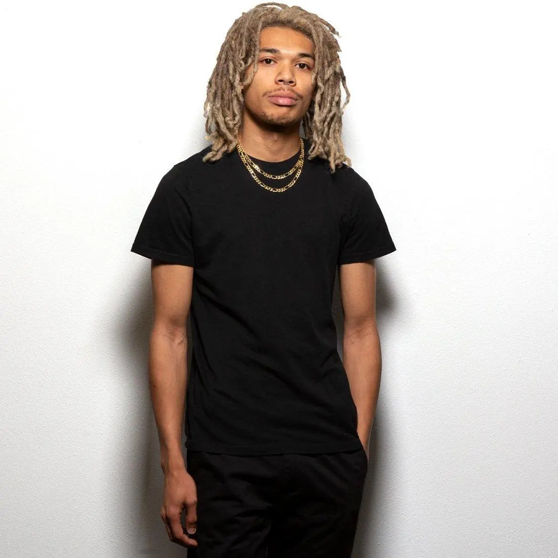 8mm Figaro Chain Choker Set