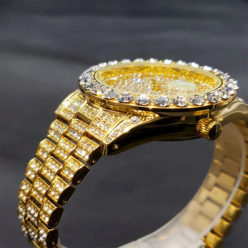 Khalil Classic Iced Out Watch