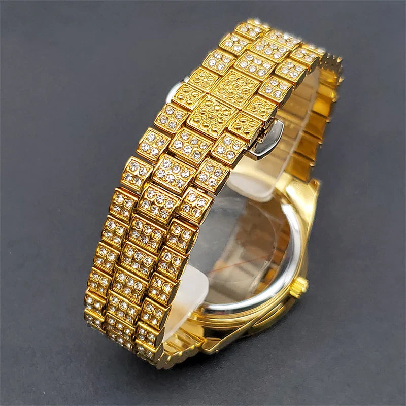 Khalil Classic Iced Out Watch