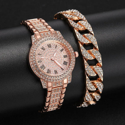 Étoilé Iced Out Watch - Cartice™LuxuryJewelryGoldSilverWatchBraceletNecklaceChainIced-outCubanMoissaniteTarnish-freeStainlessDurablePremiumShinePlatedStatementDiamondAffordable