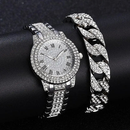 Étoilé Iced Out Watch - Cartice™LuxuryJewelryGoldSilverWatchBraceletNecklaceChainIced-outCubanMoissaniteTarnish-freeStainlessDurablePremiumShinePlatedStatementDiamondAffordable