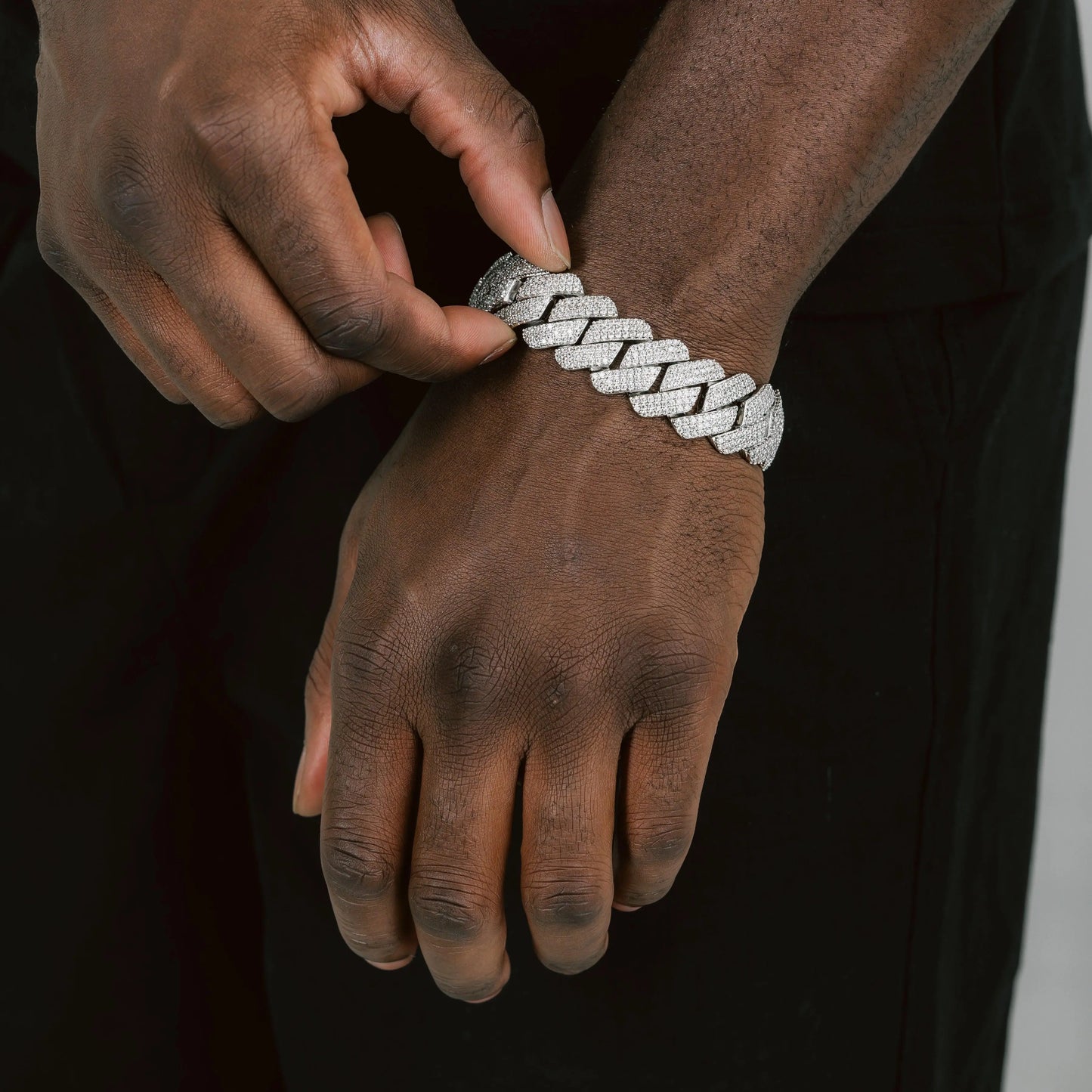 20mm Prong Cuban Bracelet