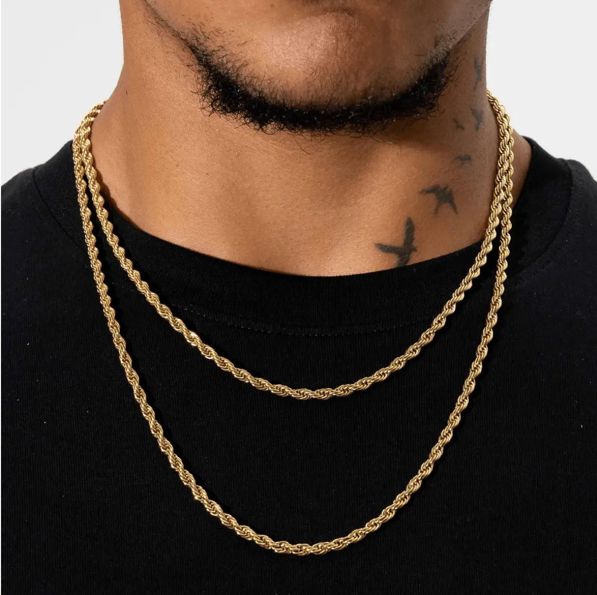 4MM ROPE CHAIN - Cartice™LuxuryJewelryGoldSilverWatchBraceletNecklaceChainIced-outCubanMoissaniteTarnish-freeStainlessDurablePremiumShinePlatedStatementDiamondAffordable