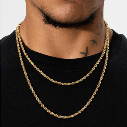 4MM ROPE CHAIN - Cartice™LuxuryJewelryGoldSilverWatchBraceletNecklaceChainIced-outCubanMoissaniteTarnish-freeStainlessDurablePremiumShinePlatedStatementDiamondAffordable