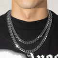 10MM CUBAN CHAIN - WHITE GOLD - Cartice™LuxuryJewelryGoldSilverWatchBraceletNecklaceChainIced-outCubanMoissaniteTarnish-freeStainlessDurablePremiumShinePlatedStatementDiamondAffordable