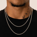 4MM ROPE CHAIN - Cartice™LuxuryJewelryGoldSilverWatchBraceletNecklaceChainIced-outCubanMoissaniteTarnish-freeStainlessDurablePremiumShinePlatedStatementDiamondAffordable