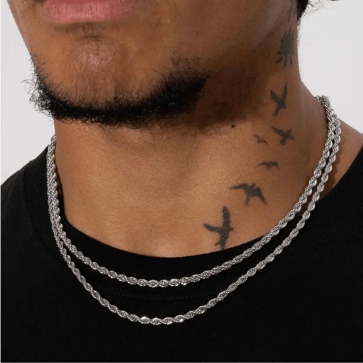 4MM ROPE CHAIN - Cartice™LuxuryJewelryGoldSilverWatchBraceletNecklaceChainIced-outCubanMoissaniteTarnish-freeStainlessDurablePremiumShinePlatedStatementDiamondAffordable