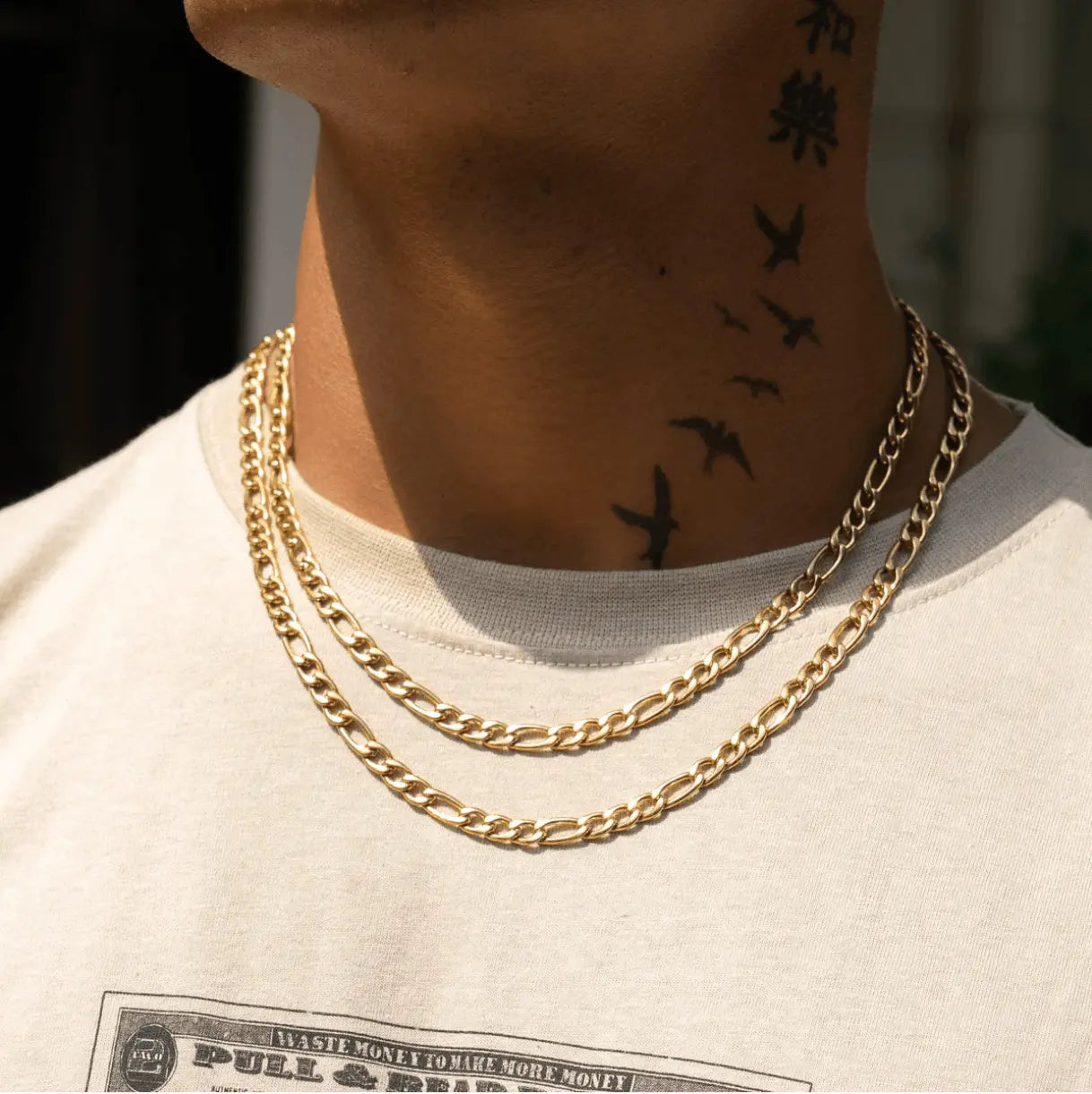 6MM FIGARO CHAIN - Cartice™LuxuryJewelryGoldSilverWatchBraceletNecklaceChainIced-outCubanMoissaniteTarnish-freeStainlessDurablePremiumShinePlatedStatementDiamondAffordable