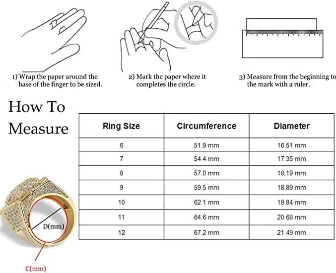 Tennis Cut Round Iced Out Ring - Cartice™LuxuryJewelryGoldSilverWatchBraceletNecklaceChainIced-outCubanMoissaniteTarnish-freeStainlessDurablePremiumShinePlatedStatementDiamondAffordable