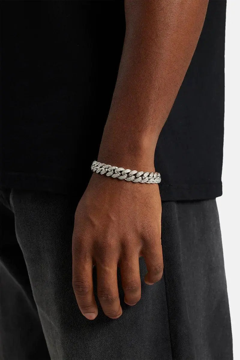 12MM ICED CUBAN LINK BRACELET