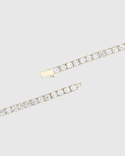 5mm Tennis Bracelet - Gold - Cartice™LuxuryJewelryGoldSilverWatchBraceletNecklaceChainIced-outCubanMoissaniteTarnish-freeStainlessDurablePremiumShinePlatedStatementDiamondAffordable