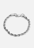 5mm Rope Bracelet - White Gold - Cartice™LuxuryJewelryGoldSilverWatchBraceletNecklaceChainIced-outCubanMoissaniteTarnish-freeStainlessDurablePremiumShinePlatedStatementDiamondAffordable