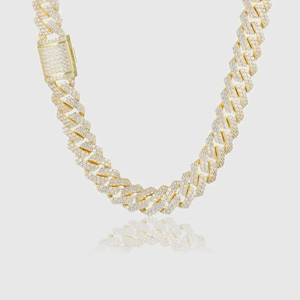 14MM VVS ICED OUT CUBAN CHAIN