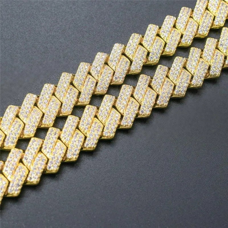 14MM VVS ICED OUT CUBAN CHAIN