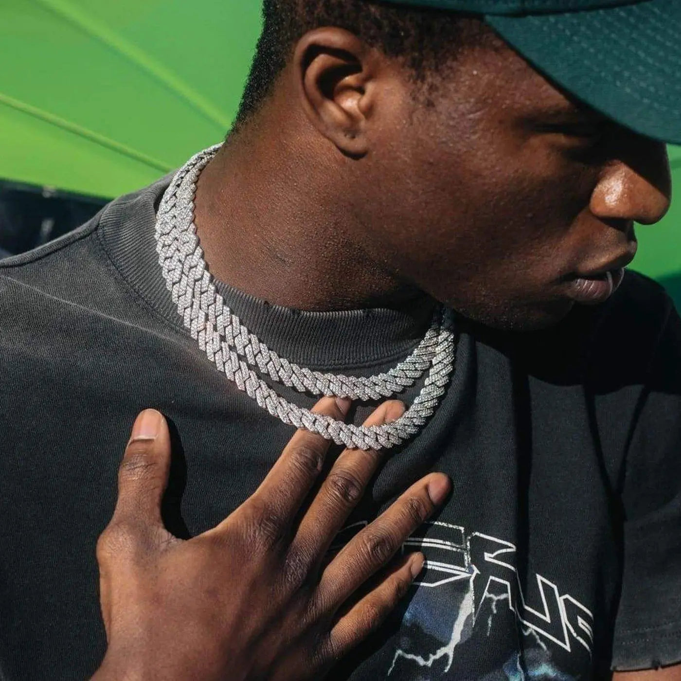 14MM VVS ICED OUT CUBAN CHAIN