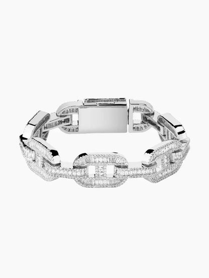 14mm Baguette Mariner Bracelet