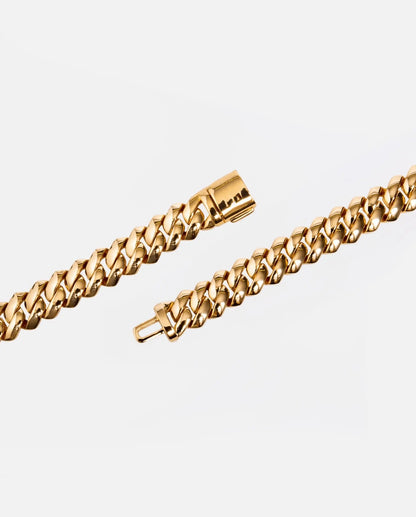 14mm Miami Prong Link Chain - Gold - Cartice™LuxuryJewelryGoldSilverWatchBraceletNecklaceChainIced-outCubanMoissaniteTarnish-freeStainlessDurablePremiumShinePlatedStatementDiamondAffordable