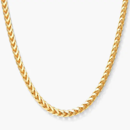 3mm Franco Chain - Gold - Cartice™LuxuryJewelryGoldSilverWatchBraceletNecklaceChainIced-outCubanMoissaniteTarnish-freeStainlessDurablePremiumShinePlatedStatementDiamondAffordable