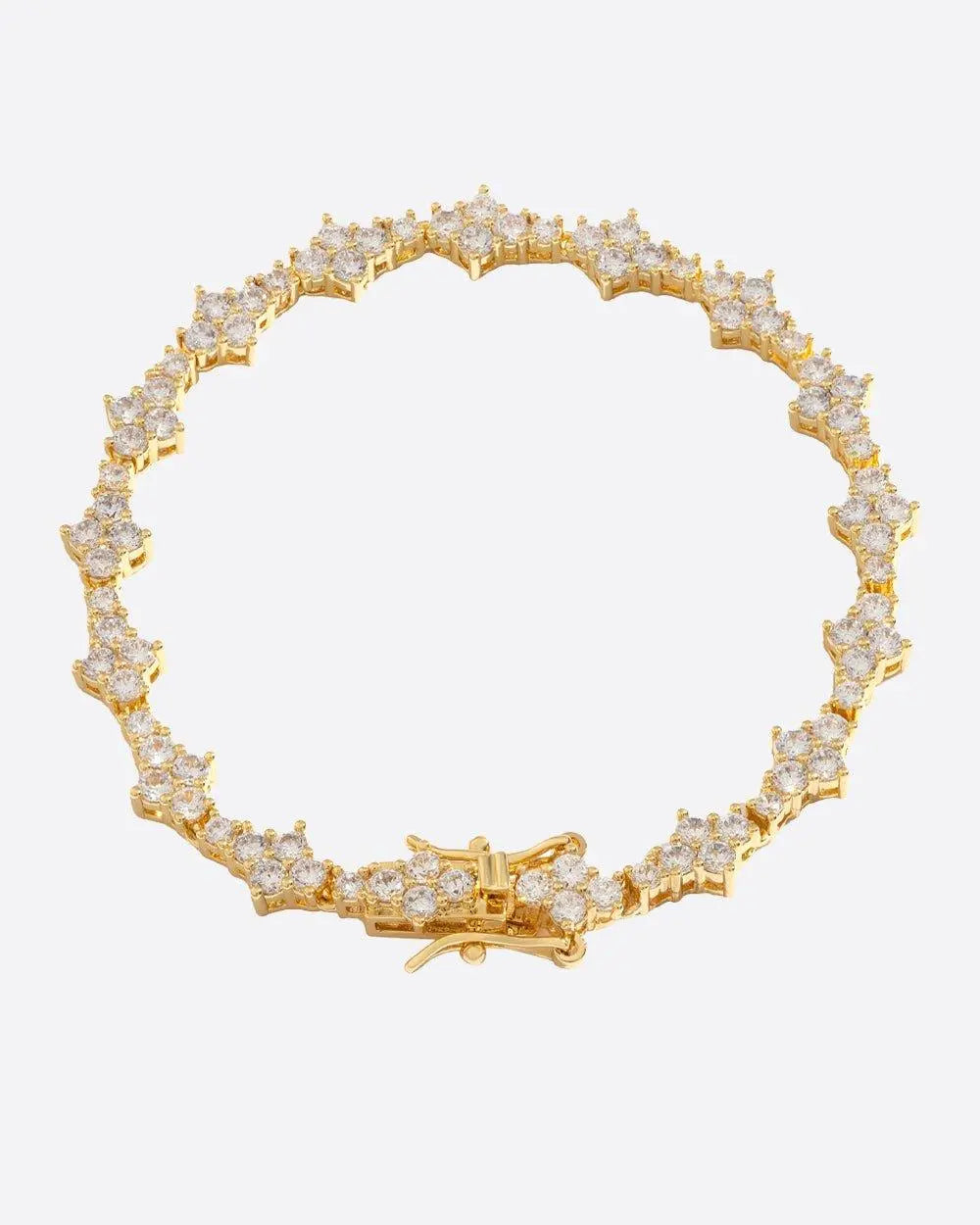 Comb tennis Bracelet - Gold - Cartice™LuxuryJewelryGoldSilverWatchBraceletNecklaceChainIced-outCubanMoissaniteTarnish-freeStainlessDurablePremiumShinePlatedStatementDiamondAffordable