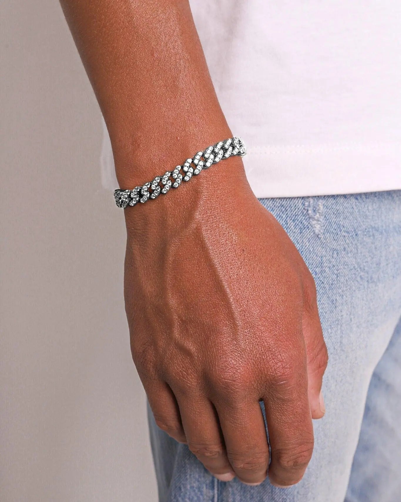 8MM ICED CUBAN Bracelet