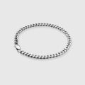 5MM CUBAN LINK BRACELET  - White Gold - Cartice™LuxuryJewelryGoldSilverWatchBraceletNecklaceChainIced-outCubanMoissaniteTarnish-freeStainlessDurablePremiumShinePlatedStatementDiamondAffordable