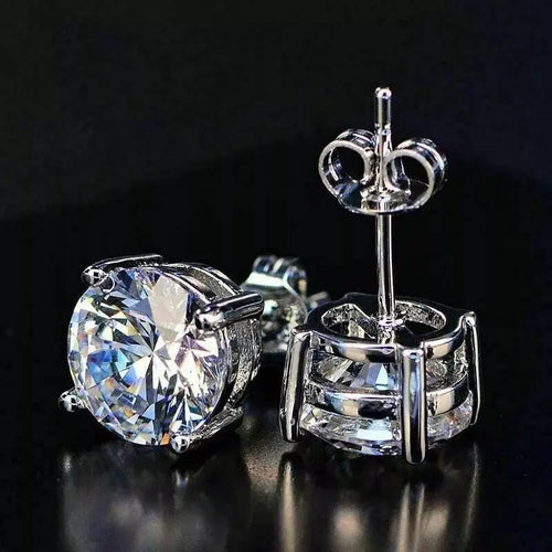 5MM Stud Earrings - Cartice™LuxuryJewelryGoldSilverWatchBraceletNecklaceChainIced-outCubanMoissaniteTarnish-freeStainlessDurablePremiumShinePlatedStatementDiamondAffordable