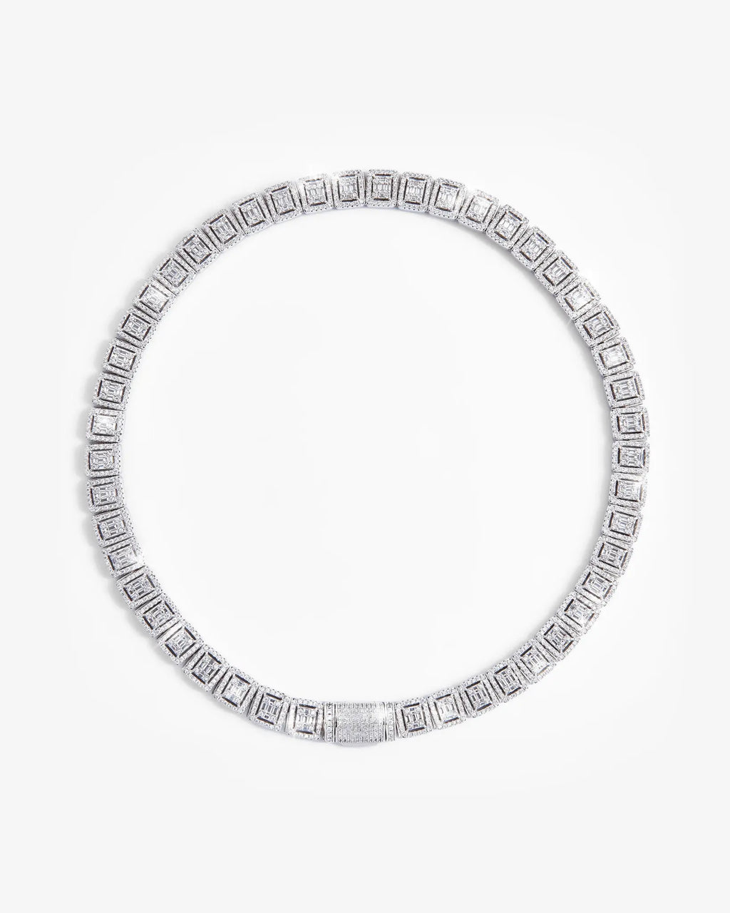 12mm Clustered Tennis Chain