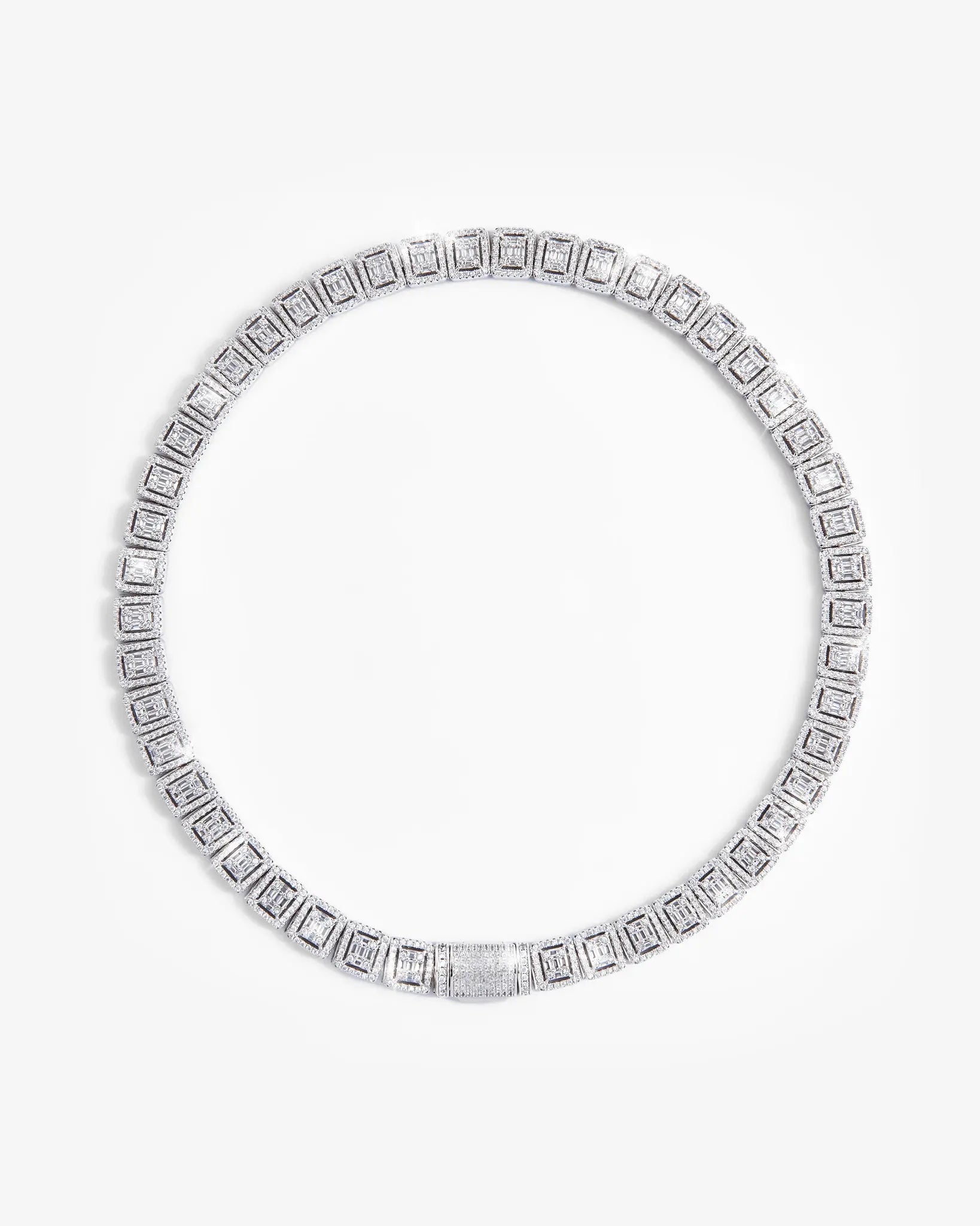 12mm Clustered Tennis Chain